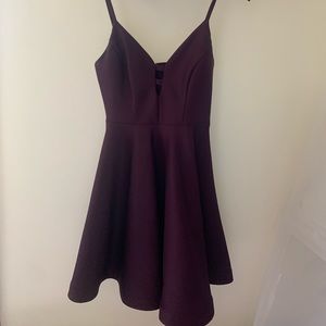 Speechless Purple Mini Dress Size 5.